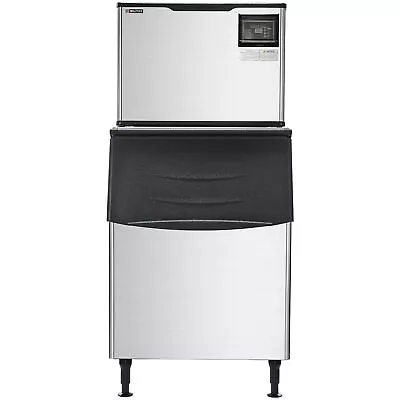 WILPREP 500lb/24h Commercial Ice Maker Machine 375 LBS Storage Bin Auto Cleaning • $1399.99