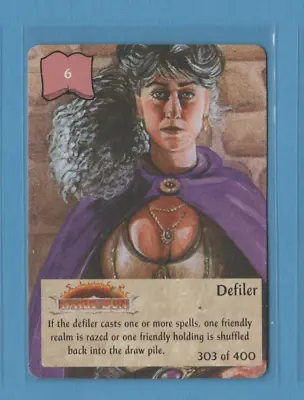 SPELLFIRE FIRST EDITION MASTER THE MAGIC Defiler 1994 TSR • $0.75