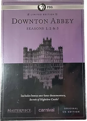 Downton Abbey Seasons 123 & Secrets Of Highclere Castle Sealed Box Set DVDs • $3.48