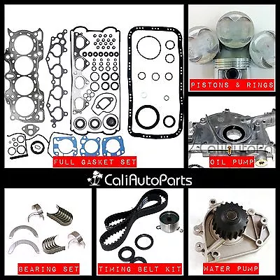 90-95 Acura Integra 1.8L B18A1 DOHC NEW Master Engine Rebuild Kit  *GRAPHITE* • $264.95