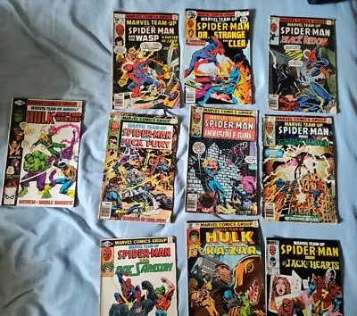 Readers Lot Of Marvel Team-up Spider-Man 10 Marvel Comic Books • $10