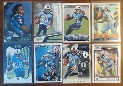 (8) Chris Johnson NFL Card Lot *Rookie RC* Tennessee Titans • $3.99