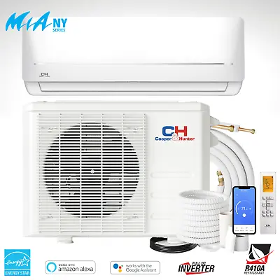 6000 BTU Ductless Mini Split Heat Pump Air Conditioner 21.5 SEER2 1/2 TON • $637