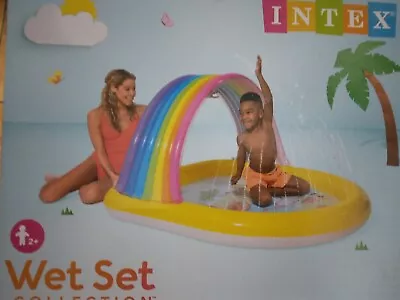 Intex Inflatable Rainbow Splash Pool • £9.95