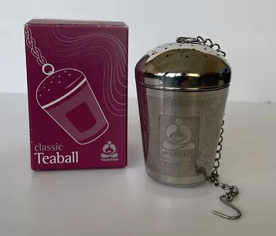 Vtg Teavana Tea Ball Strainer Infuser Stainless Steel Cup NIB • $19.98