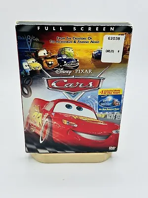 Cars (Single-Disc Full Screen Edition) - DVD - GOOD • $1.99