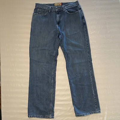 Old Navy Low Rise Loose Jeans Men’s 34x34 Y2K Blue Baggy Distressed Denim • $24