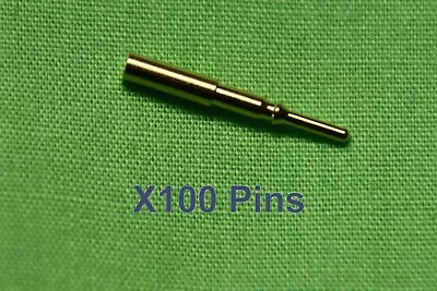 D-sub Male Crimp Pins. Package Of 100 Pins. New From Bulk Supply. • $25