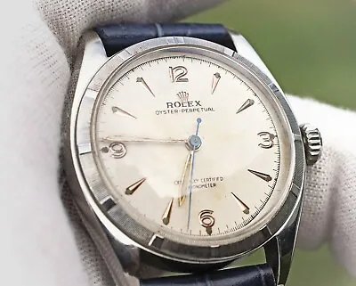 Vintage Rolex Men's  Stainless Steel “Oyster Perpetual”   • $3450