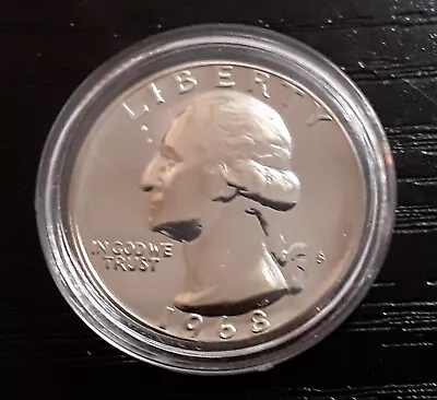 1968-S  Washington Quarter Proof Gem Proof • $2.18