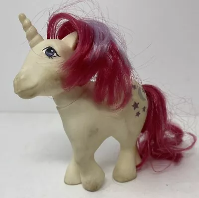 VTG My Little Pony MLP 1983 G1  MOON DANCER  Unicorn W/ Moon & Stars Hong Kong • $7.04