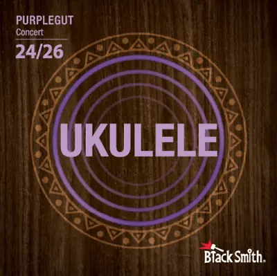 $12 • Buy BlackSmith Concert Ukulele String Set GCEA Reg Tuning Purple 24-26 Argentina