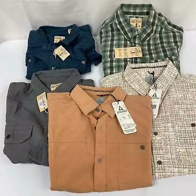 Lot Of 5 Men's Shirts Size Large - Bass Pro Shops/Red Head Brand/Ascend • $24.99