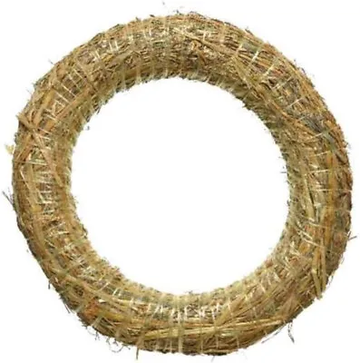 Make Your OWN Floral/Christmas Wreath - Blank Straw Ring For Crafts - 6 Sizes • £14.99