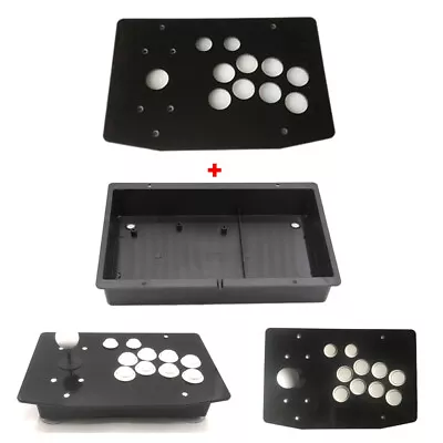 DIY Arcade Joystick Kits Part 10 Buttons Arcade Joystick Acrylic Panel And Case • $31.99