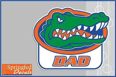 Florida Gators DAD W/ Gator Head #1 Vinyl Decal UF Sticker Car Truck Window • $3.95