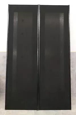Vintage MAGNEPAN  MMG  Magneplanar PAIR Speakers 48” Tall Black Trim With Stands • $499.95