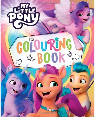 My Little Pony Colouring Training Meditation Anti-Stress Creative Gift Kids Fun • £9.09