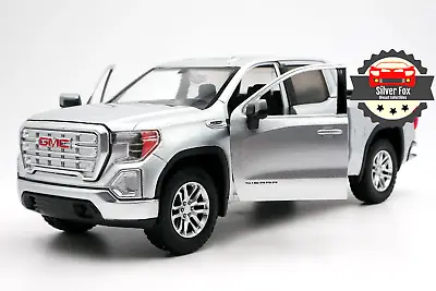 2019 Gmc Sierra 1500 Crew Cab Quicksilver 1:24 Scale Diecast Collector Diecast • $26.95