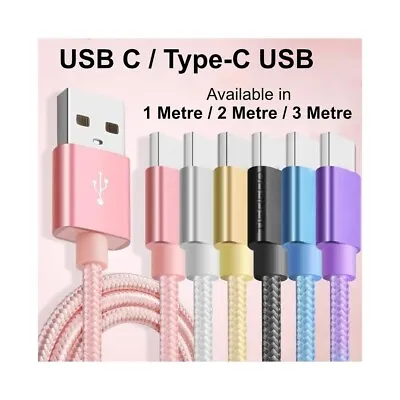 Fast USB Charger Charging Cable For Samsung Galaxy A12A14A34A51A54 A55A71 • £2.80