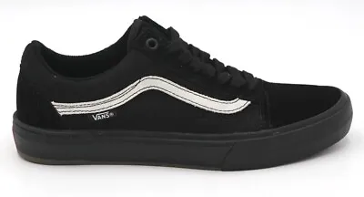 Vans Men's BMX Old Skool Black White Striped Suede Canvas (FREE SHIPPING) • $69.99