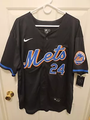 New York Mets Men's ALT Jersey Black Size XL (48). Henderson 24 See Description. • $40