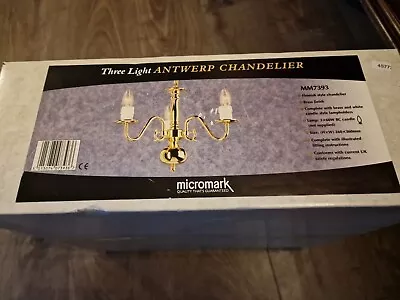 Micromark Antwerp 3 Light Brass Fitting BNIB. MM7393 £9.99p Start Only See Pics  • £9.99