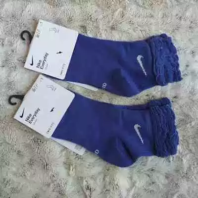$20 • Buy Nike Ruffle Shuffle Ankle Socks NWT