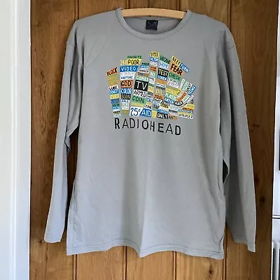 RADIOHEAD Vintage Hail To The Thief 2003 Longsleeve Size M • £85