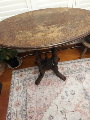 $120 • Buy ~~~~~Lovely Antique Solid Wood Oval Table~~~