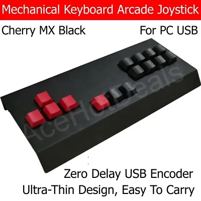 RAC-J500KM Mechanical Keyboard Arcade Joystick Portable Game Controller PC USB • $69.99