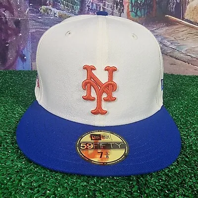 New York Mets World Series 1986 New Era Retro 59FIFTY Fitted Hat 7 3/8 (CA7)  • $34.95