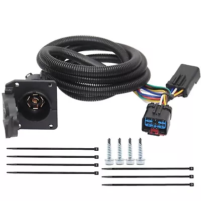 Truck Bed 5th Wheel Gooseneck Wiring Extension Harness 7 Way Trailer Connector • $69.99