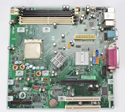 HP AM2 Socket Motherboard SP# 432861-001 DG# 409306 W/ AMD Athlon 64 3800+ @ 2.4 • $39.99