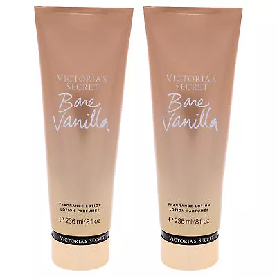 Victoria's Secret Bare Vanilla Fragrance Lotion - Pack Of 2 Body Lotion 236.0 Ml • $41.80