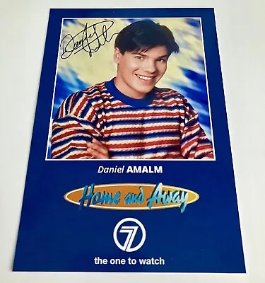 DANIEL AMALM *Jack Wilson* Signed HOME And AWAY Cast Fan Card NEW • £9.99