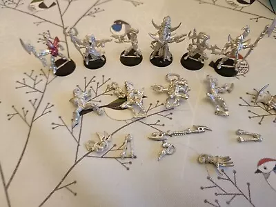 10x Wyches Dark Eldar Drukhari Metal Warhammer 40k Oldhammer Vintage • £4.99