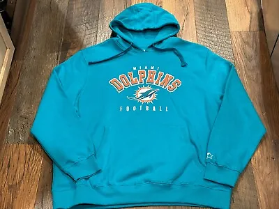 Miami Dolphins NFL Men's Starter Logo Hoodie Size 3XL - NWT • $69.99