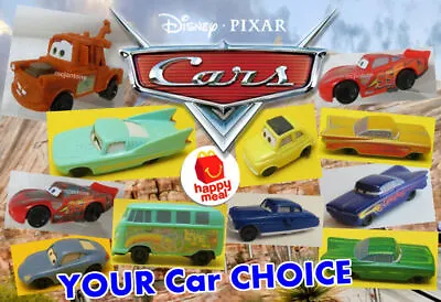 McDonald's 2006 CARS Pixar Car Truck Movie DISNEY + Variations YOUR Toy CHOICE • $2