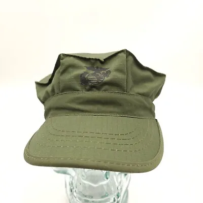 USMC Marine Corps Hat Cap Size L Olive Green Max Fuchs AG Made In Germany Large  • $18