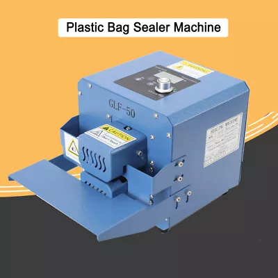 Heat Sealing Machine Auto Continuous Bag Sealer Aluminum Foil Plastic Bag Sealer • $128.89