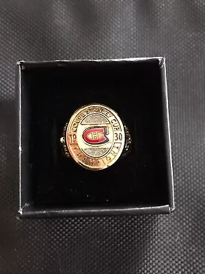 Montreal Canadians 1930 Molson Stanley Cup Ring In Box • $32.67