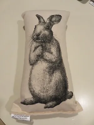 Maya Pickles Bunny Decorative Pillow 14 1/2  X 8  Country Easter Decor • $12.99