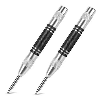 2Pcs Heavy Duty Automatic Center Punch 5 Premium Steel Spring Loaded Center • $10.76