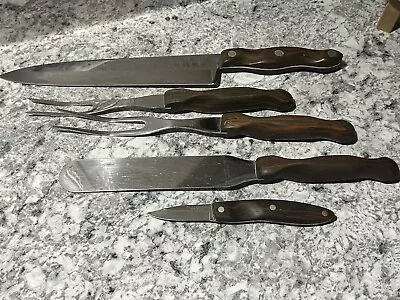 Vintage Cutco Knife Set Of 5 #s 20 25 26 27 28 Butcher Knife Spatula Fork Paring • $100