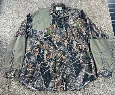 Vintage Columbia Camo Shirt Men's 2XL Long Sleeve Button Up Cotton VTG • $29.88