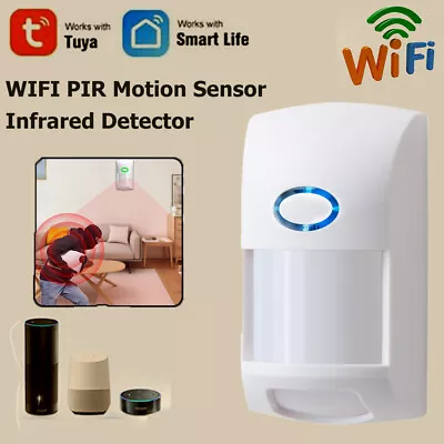 WiFi Infrared Detector PIR Motion Sensor Wireless Home Security Burglar Alarm • $13.29