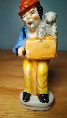 Vintage Organ Grinder With Monkey Figurine Porcelain Made In Japan  • $14.99
