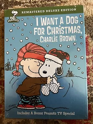 I Want A Dog For Christmas Charlie Brown 2004 DVD Remastered Deluxe NEW SEALED • $14.90