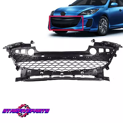 Front Bumper Grille For 2012-2013 Mazda 3 Matte Black MA1036116 BGV4501T1B • $139.55